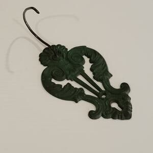 Antique Vintage Cast Iron Country store Cash Register Receipt hook holder